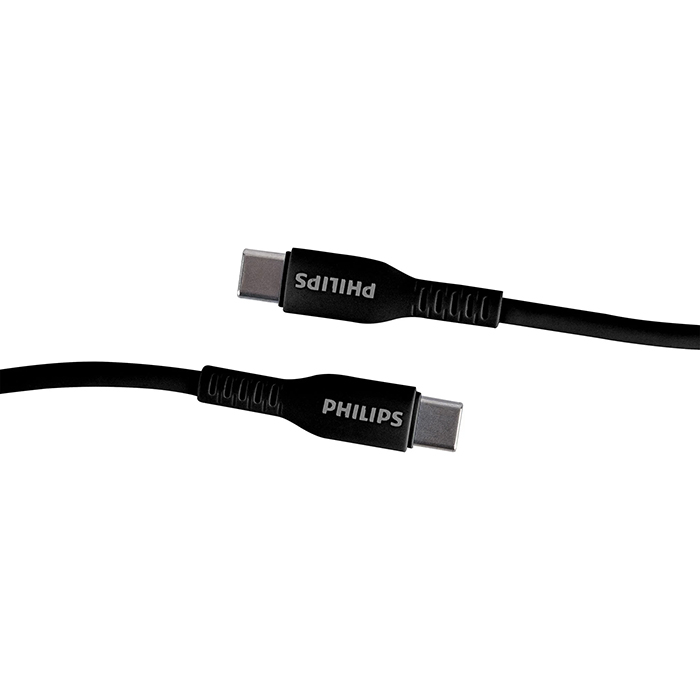 Philips - Type C To Type C 1.2M USB 2.0 MAX 60W - DLC8601 1 Philips - Type C To Type C 1.2M USB 2.0 MAX 60W - DLC8601