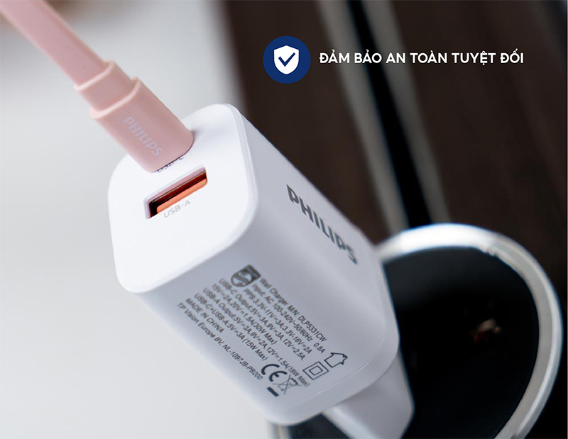 Philips Wall Charger PD33W+QC3.0 - DLP5331 4 philips wall charger pd33w qc30 03