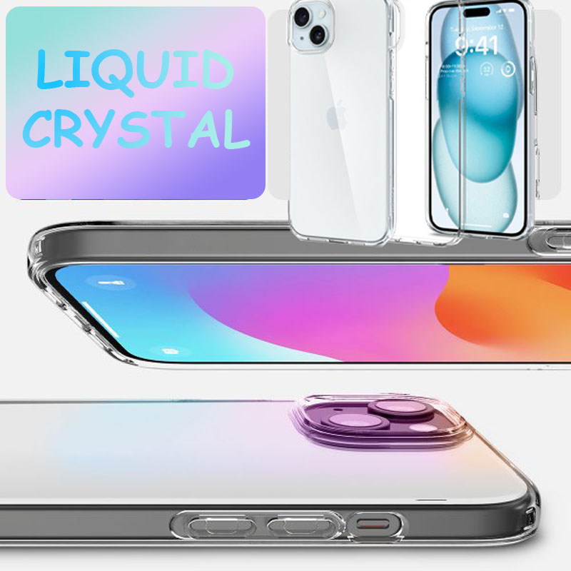 Case Spigen Liquid Crystal iPhone 15 Plus 6.7 Inch 2023 - Crystal Clear 3 Spigen Liquid Crystal