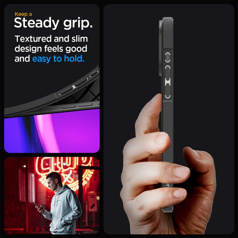 Case Spigen Core Armor MagFit iPhone 15 Pro Max 6.7 Inch 2023 - Matte Black 1 Spigen Core Armor MagFit