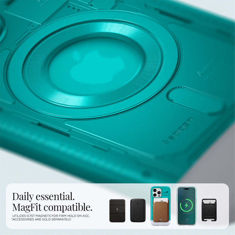 Case Spigen Classic C1 MagFit iPhone 15 Pro Max 6.7 Inch 2023 - Bondi Blue 5
