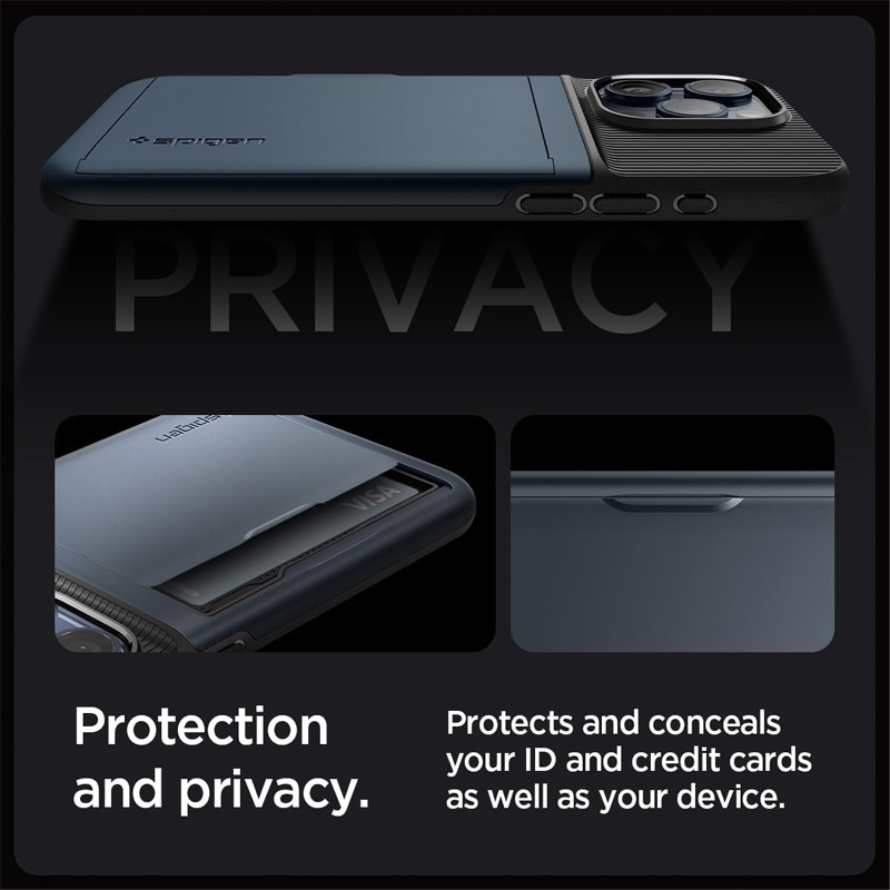 Case Spigen Slim Amore CS iPhone 15 Pro Max 6.7 Inch 2023 - Metal Slate 3 case spigen thin fit iphone 15 pro 6 inch 2023 metal slate 04