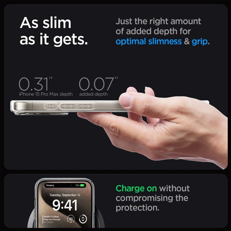 Case Spigen Ultra Magfit iPhone 15 Pro Max 6.7 Inch 2023 - Gold 2