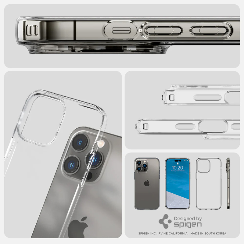 Case Spigen Iphone 14 Pro Max Liquid Crystal Clear 6 op lung iphone 14 pro 6 1 spigen liquid crystal clear 06