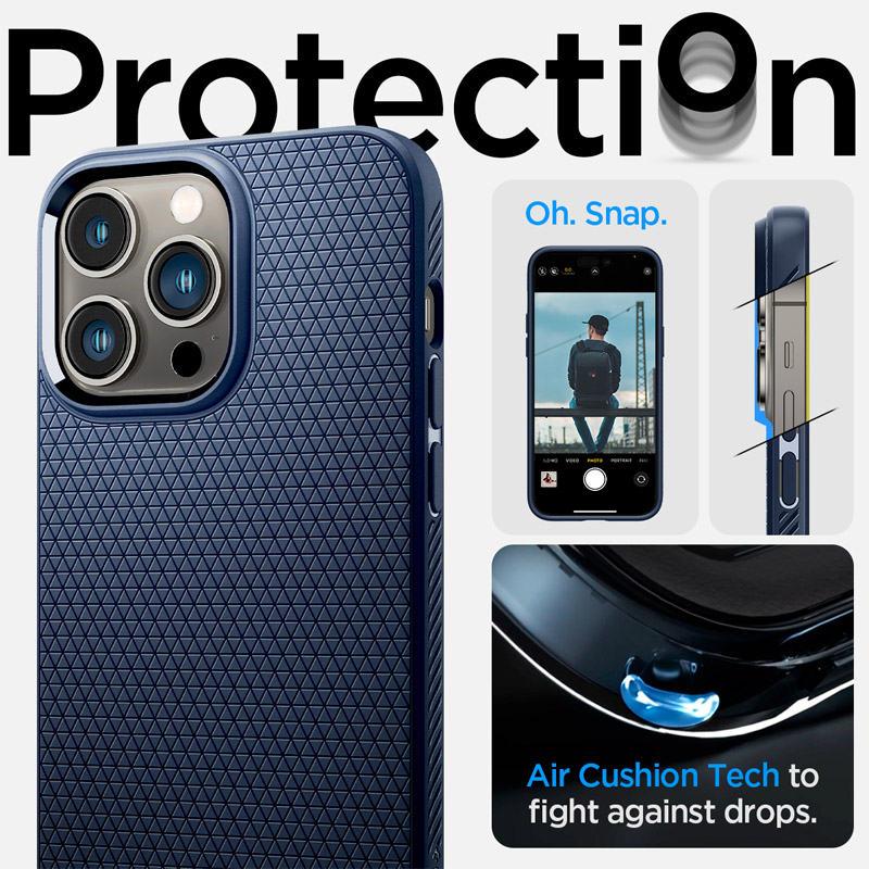 CASE SPIGEN IPHONE 14 PRO MAX LIQUID AIR NAVY BLUE (ACS04814) 4 op lung iphone 14 promax spigen liquid air navy blue 04