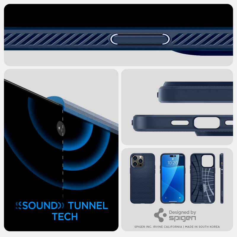 CASE SPIGEN IPHONE 14 PRO MAX LIQUID AIR NAVY BLUE (ACS04814) 6 op lung iphone 14 promax spigen liquid air navy blue 06