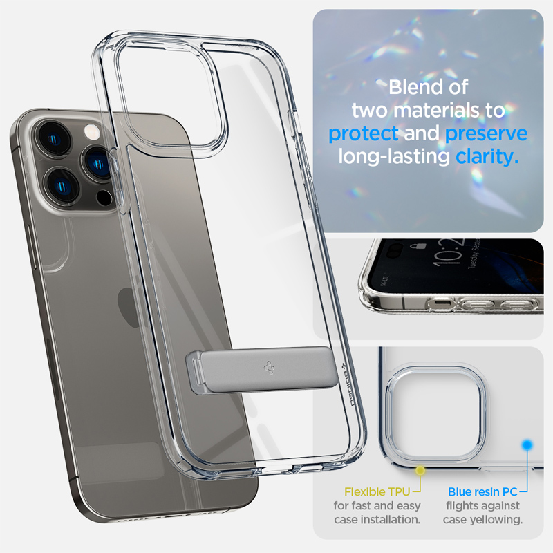 Case Spigen Iphone 14 Pro Max Ultra Hybrid S Crystal Clear 4 op lung iphone 14 promax spigen ultra hybrid s crystal clear 03