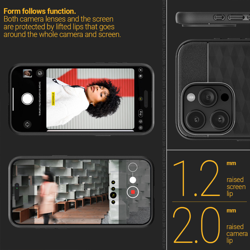 Case Spigen Parallax Mag Armor iPhone 15 Pro Max 6.7 Inch 2023 - Matte Black 3 Spigen Parallax Mag