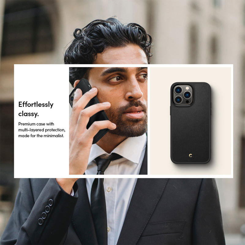 Case Spigen Iphone 14 Pro Max Cyrill Kajuk Mag Black 1 op lung spigen cyrill iphone 14 pro max kajuk mag magsafe black 01