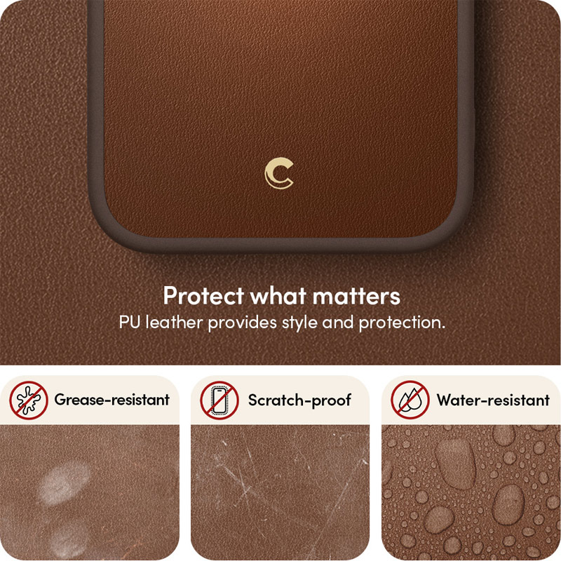 Case Spigen Iphone 14 Pro Max Cyrill Kajuk Mag Brown 3 op lung spigen cyrill iphone 14 pro max kajuk mag magsafe brown 03