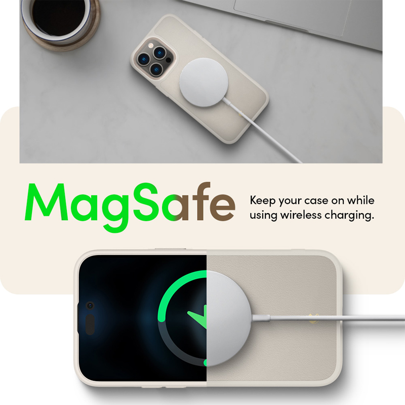 Case Spigen Iphone 14 Pro Max Cyrill Kajuk Mag Cream 3 op lung spigen cyrill iphone 14 pro max kajuk mag magsafe cream 02