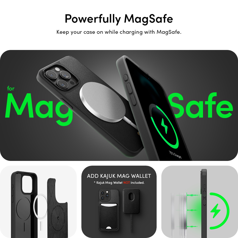 Case Spigen Cyrill Kajuk Mag iPhone 15 Pro Max 6.7 Inch 2023 - Black 1 Spigen Cyrill Kajuk Mag