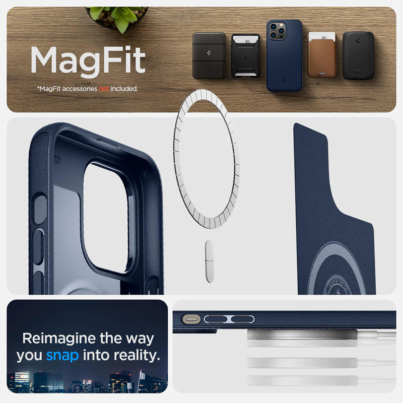 Case Spigen Iphone 14 Pro Max Mag Armor Magfit Navy Blue 4 op lung spigen iphone 14 promax mag armor magfit navy blue 05