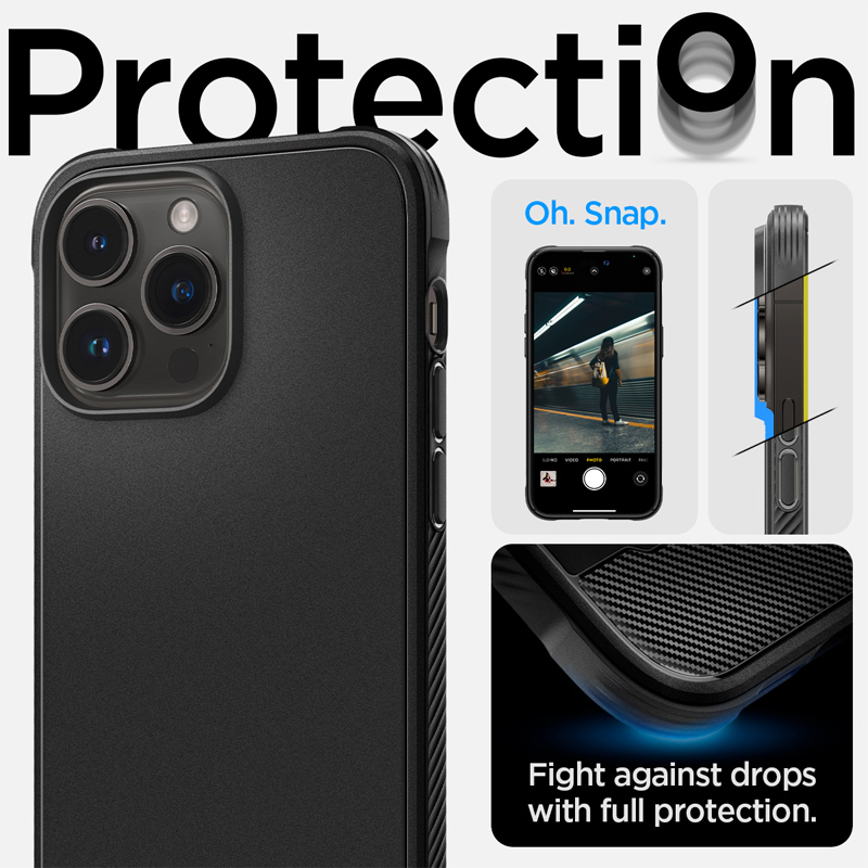 Case Spigen Iphone 14 Pro Max Rugged Armor Magfit Black 3 op lung spigen iphone 14 promax rugged armor magfit 03