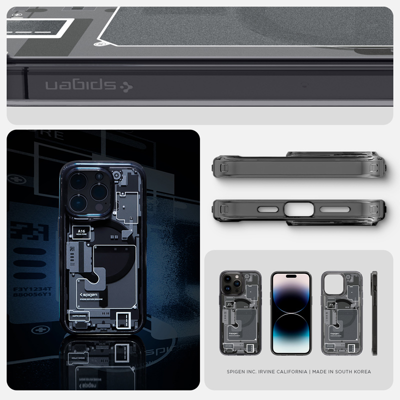 Case Spigen Iphone 14 Pro Max Ultra Hybrid Magfit Zero One 5 op lung spigen iphone 14 promax ultra hybrid zero one magfit magsafe design for magsafe 06