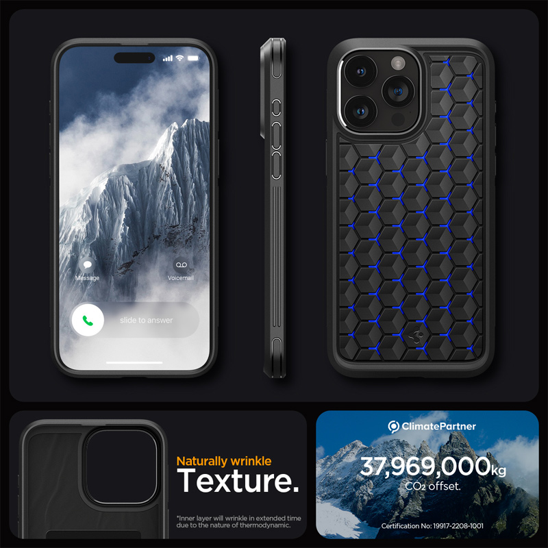Case Spigen Cryo Armor iPhone 15 Pro Max 6.7 Inch 2023 - Cryo Blue 1 Spigen Cryo Armor
