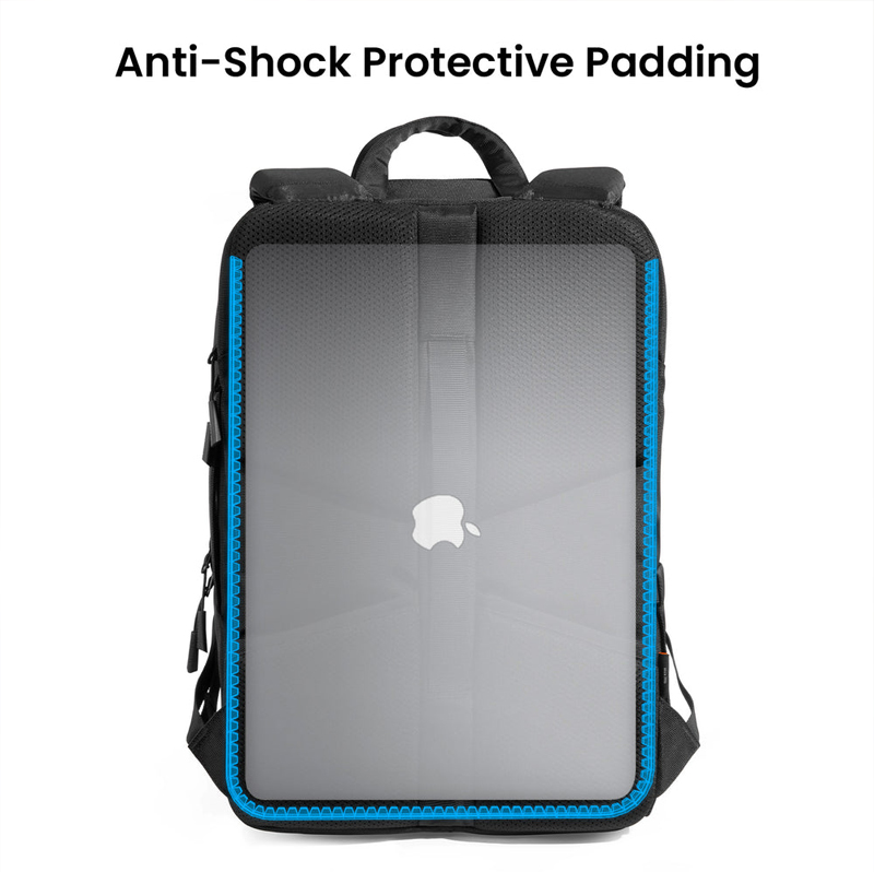 Balo Tomtoc (USA) Premium Commuting Travel 16'' Black - (H71-E01D) 1 BALO TOMTOC USA PREMIUM COMMUTING TRAVEL