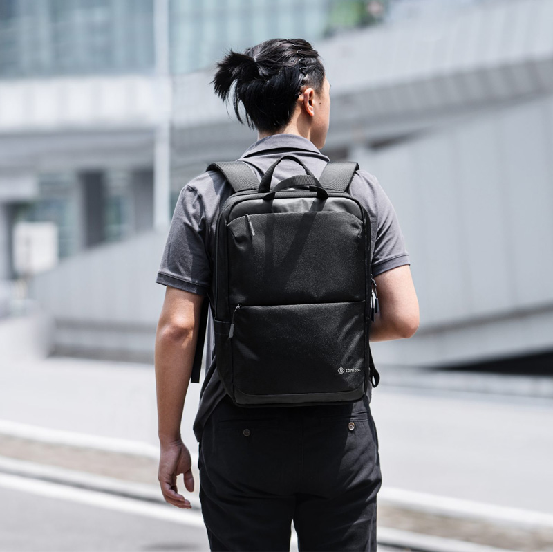 Balo Tomtoc (USA) Premium Commuting Travel 16'' Black - (H71-E01D) 4 BALO TOMTOC USA PREMIUM COMMUTING TRAVEL