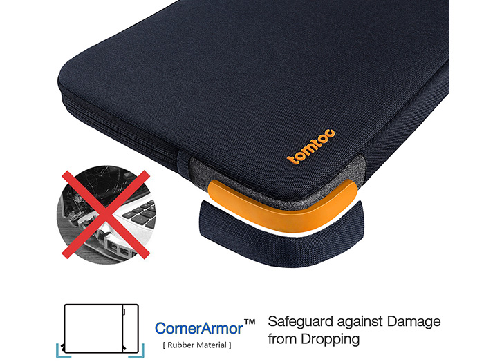 Túi chống sốc Tomtoc Protective cho MacBook Pro 16" 2 Túi chống sốc Tomtoc Protective for MacBook Pro 16 inch Black