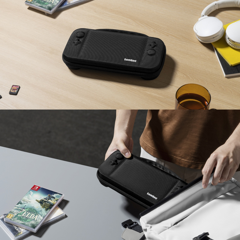 Túi Chống Va Đập Tomtoc (USA) Nintendo FancyCase-G05 Medium Case - Black (A0543D1) 1 tui chong va dap tomtoc nintendo fancycase medium case black 02