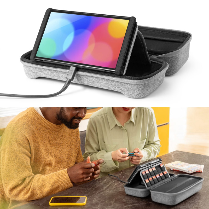 Túi Chống Va Đập Tomtoc (USA) Nintendo FancyCase-G05 Travel - Gray (G05L1G2) 1 tui chong va dap tomtoc nintendo fancycase travel gray 01