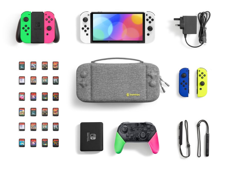 Túi Chống Va Đập Tomtoc (USA) Nintendo FancyCase-G05 Travel - Gray (G05L1G2) 5 tui chong va dap tomtoc nintendo fancycase travel gray 05
