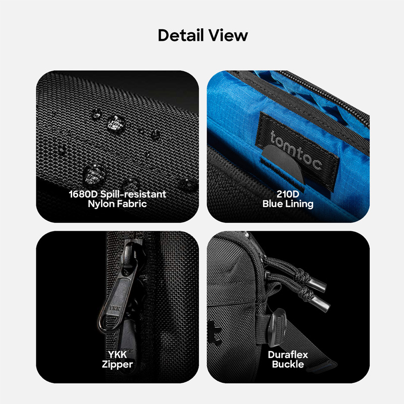 Túi Đeo Chéo Tomtoc (USA) Wander-T26 Steam Deck Daily Sling - Black (T26S1D1) 1 tui deo cheo tomtoc wander t26 steam deck daily sling black 05