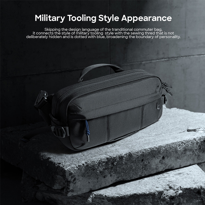 Túi Đeo Chéo Tomtoc (USA) Wander-T26 Steam Deck Daily Sling - Black (T26S1D1) 2 tui deo cheo tomtoc wander t26 steam deck daily sling black 06