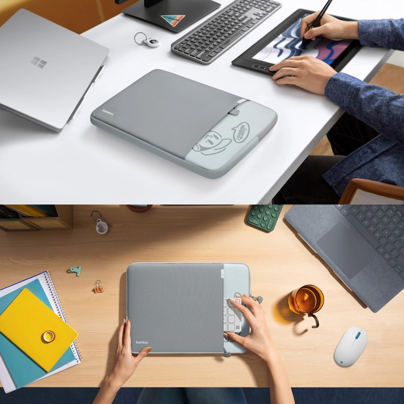 Túi Chống Sốc Tomtoc (USA) Defender MacBook Pro 14 Inch - Blue (A13D3B1GC) 3 tui tomtoc defender macbook pro 14 blue 04