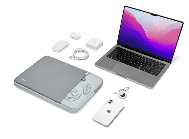 Túi Chống Sốc Tomtoc (USA) Defender MacBook Pro 14 Inch - Blue (A13D3B1GC) 5 tui tomtoc defender macbook pro 14 blue 05