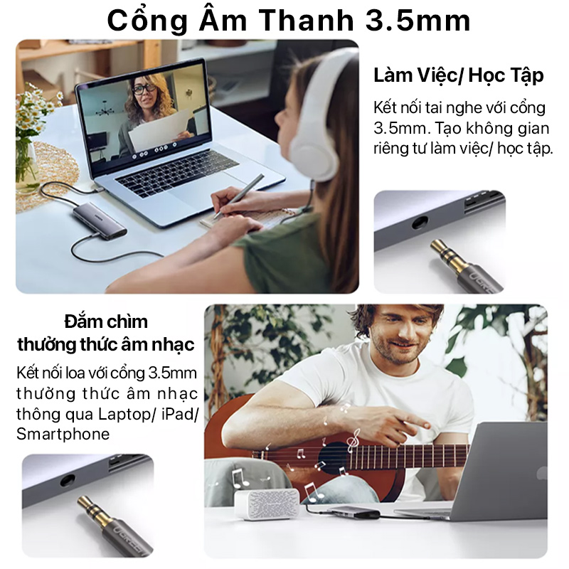 Ugreen USB C To HDMI VGA LAN 1GBPS HUB USB3.0 SD/TF Audio 6 ugreen usb c to hdmi vga lan 1gbps hub usb3.0 sd tf audio 04