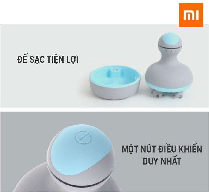 Máy massage đầu Xiaomi Mini M2 3 Máy massage đầu Xiaomi Mini M2