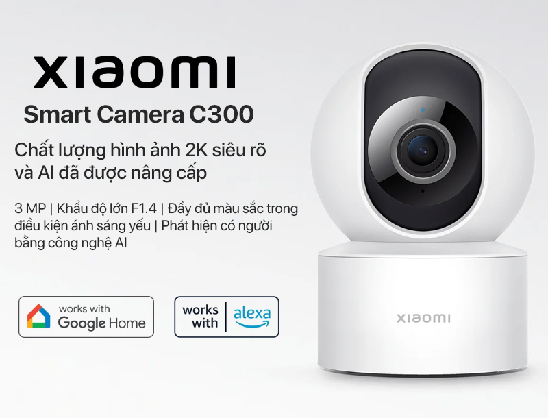 Xiaomi Smart Camera C300 Chính Hãng - BHR6540GL 1 Xiaomi Smart Camera C300