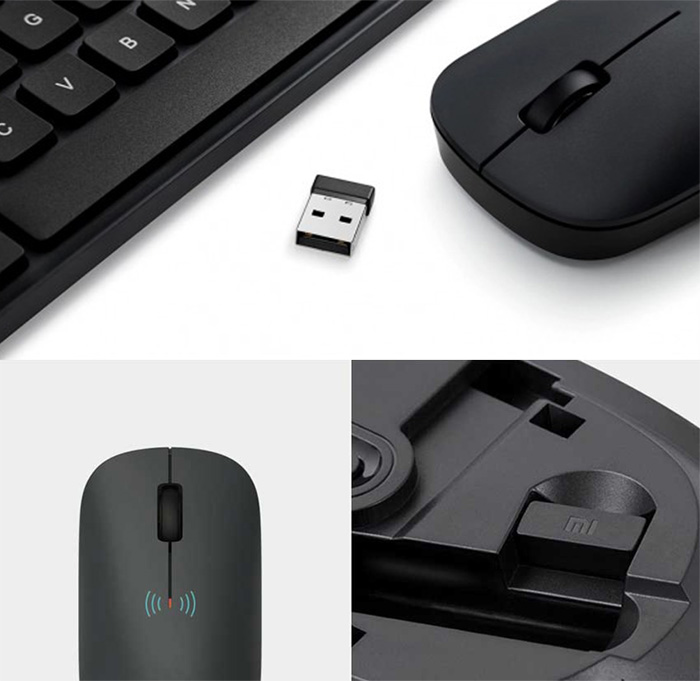 Xiaomi Wireless Keyboard & Mouse - Black (WXJS01YM) 6 Xiaomi Wireless Keyboard & Mouse - Black (WXJS01YM)
