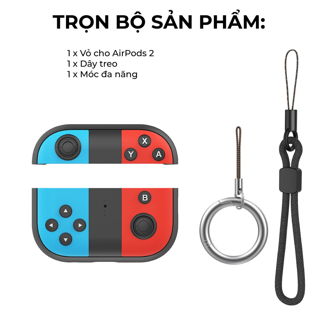 airpod pro 2 silicon case joy con ahastyle 02