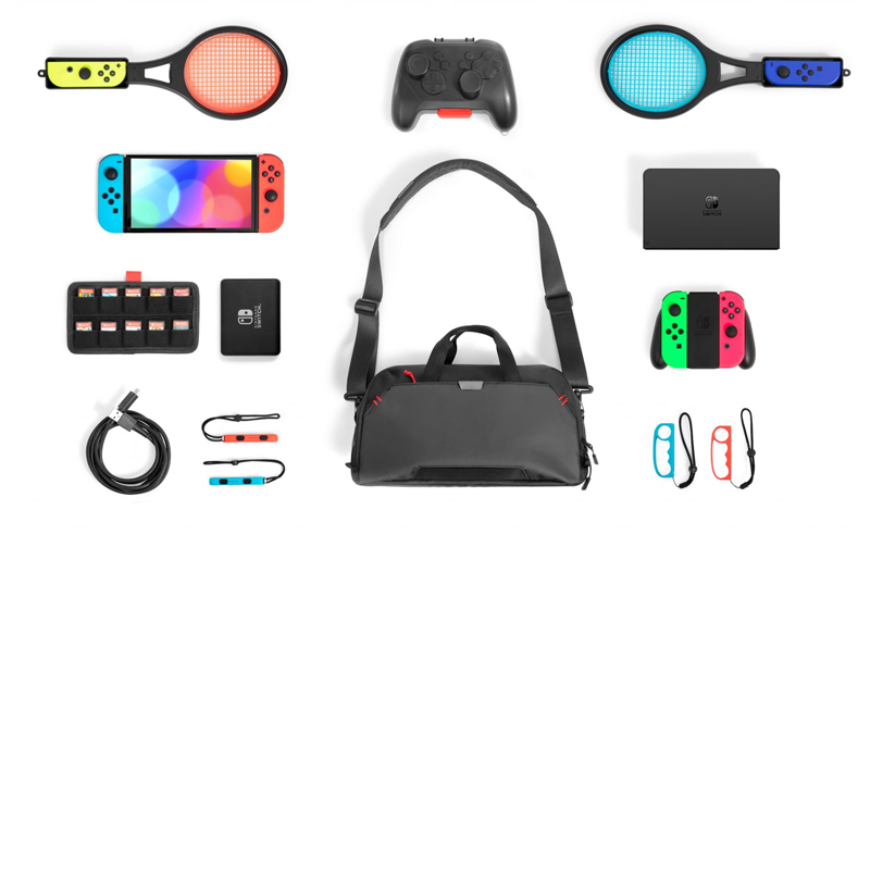 Túi Đeo Tomtoc (USA) Arccos Storage For Nintendo Switch And Oled Model Black - A0535 6 Tomtoc (USA) Arccos Storage For Nintendo Switch And Oled Model Black - A0535
