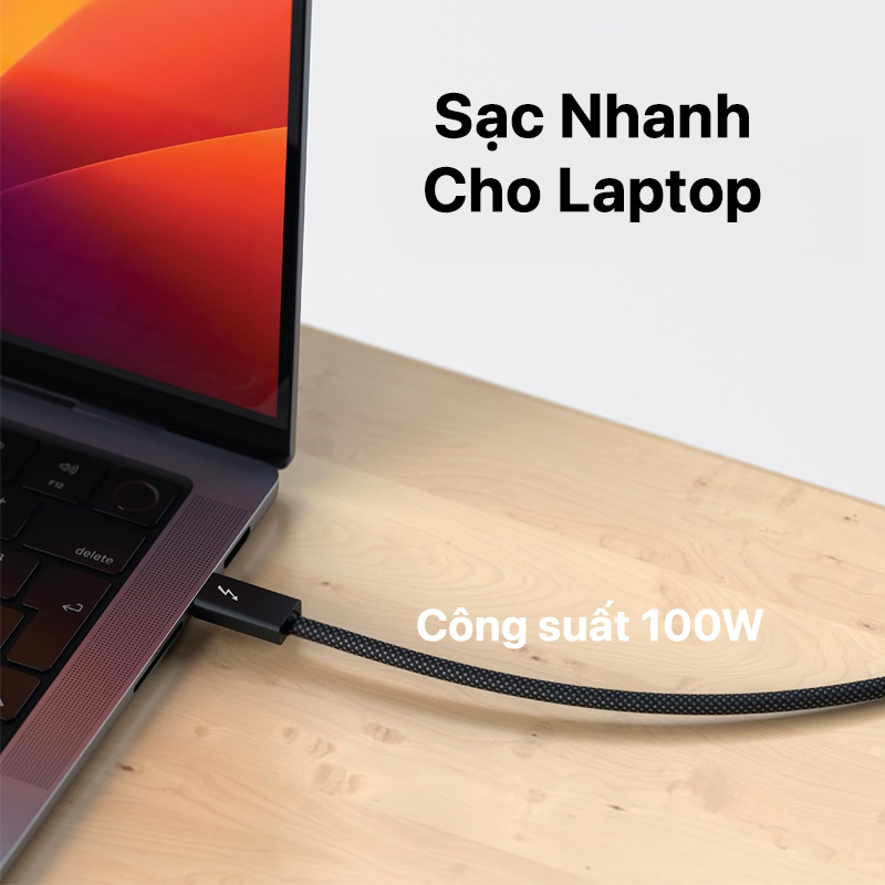 Apple Thunderbolt 4 Pro Cable 1M 1 Apple Thunderbolt 4 Cable 1M