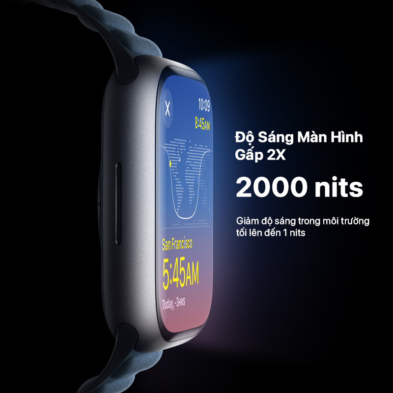 Apple Watch Series 9 GPS 45MM Aluminum Case with Sport Band 2 Apple Series 9