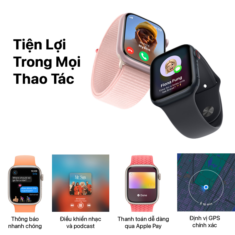 Apple Watch Series 9 GPS 45MM Aluminum Case with Sport Band 9 Apple Series 9