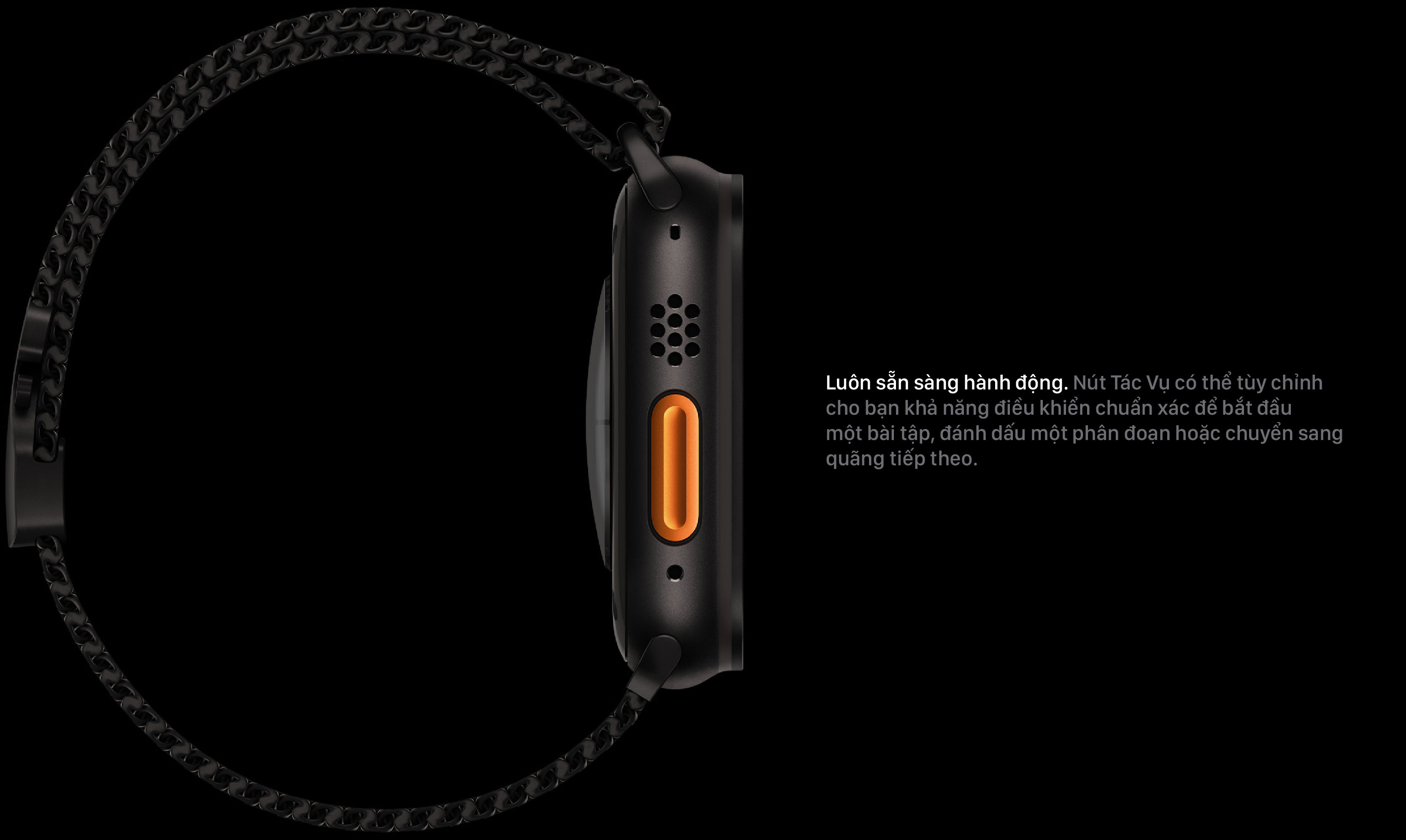 Apple Watch Ultra 2 GPS + Cellular 49MM Black Titanium - Ice Blue Ocean Band 7 Apple Watch Ultra 2 2024