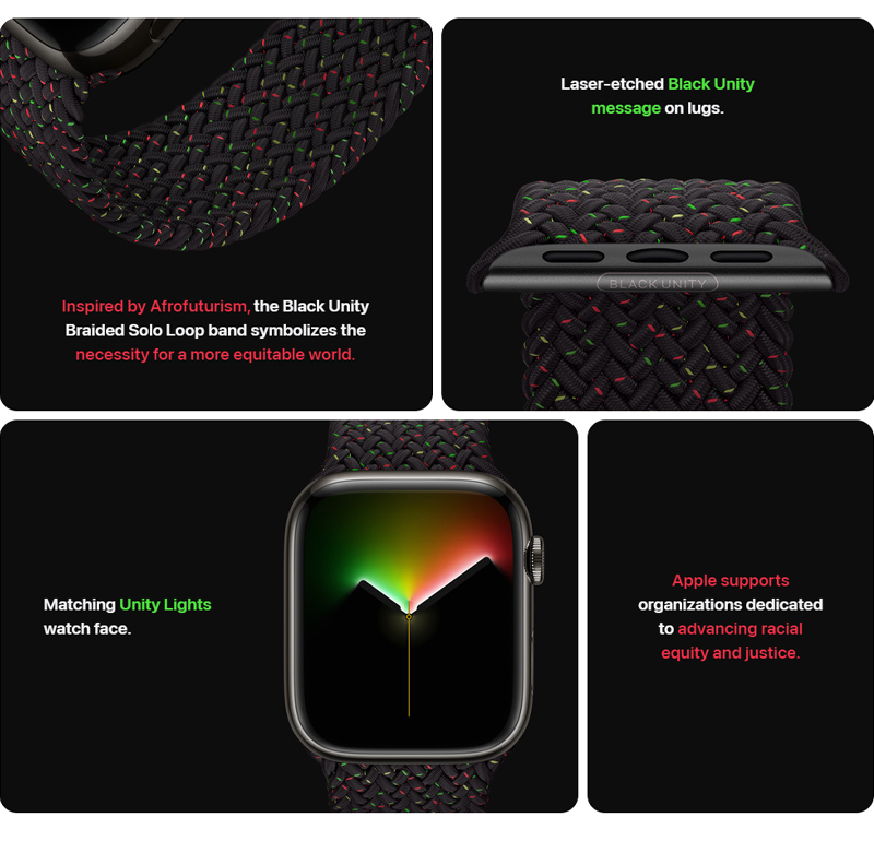 Black Unity Braided Solo Loop 1 Braided Solo Loop