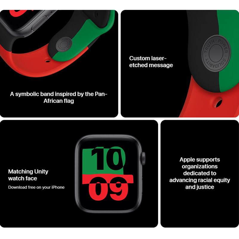 Black Unity Sport Band 1 Slate Blue Sport Band