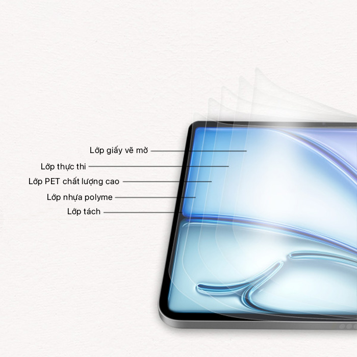 Dán màn hình Zeelot Paper Like iPAD AIR 6 11'' 2024 2 dmh zeelot paper like ipad air 6 11 2024 42
