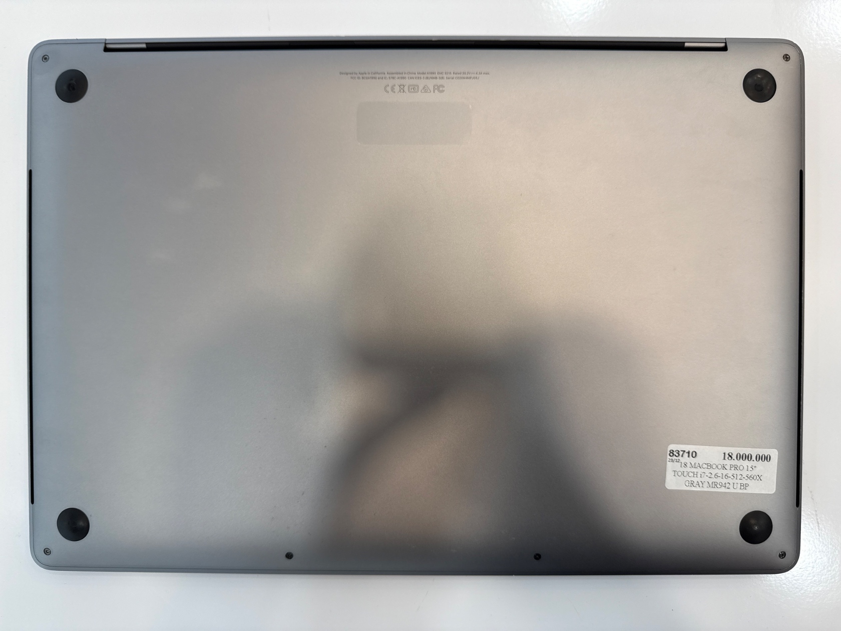 2018 MACBOOK PRO 15" TOUCH i7-2.6-16-512-560X GRAY MR942 - USED 8 macbook cu sieu re 20
