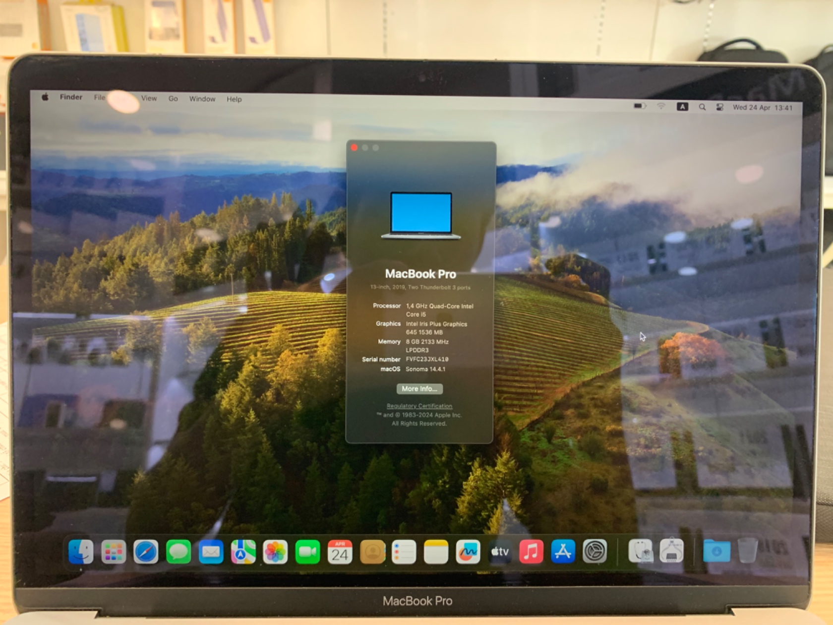 2019 MacBook Pro 13" MUHP2 Gray Core i5 1.4/8GB/256GB Cũ USED 8 macbook cu sieu re 32