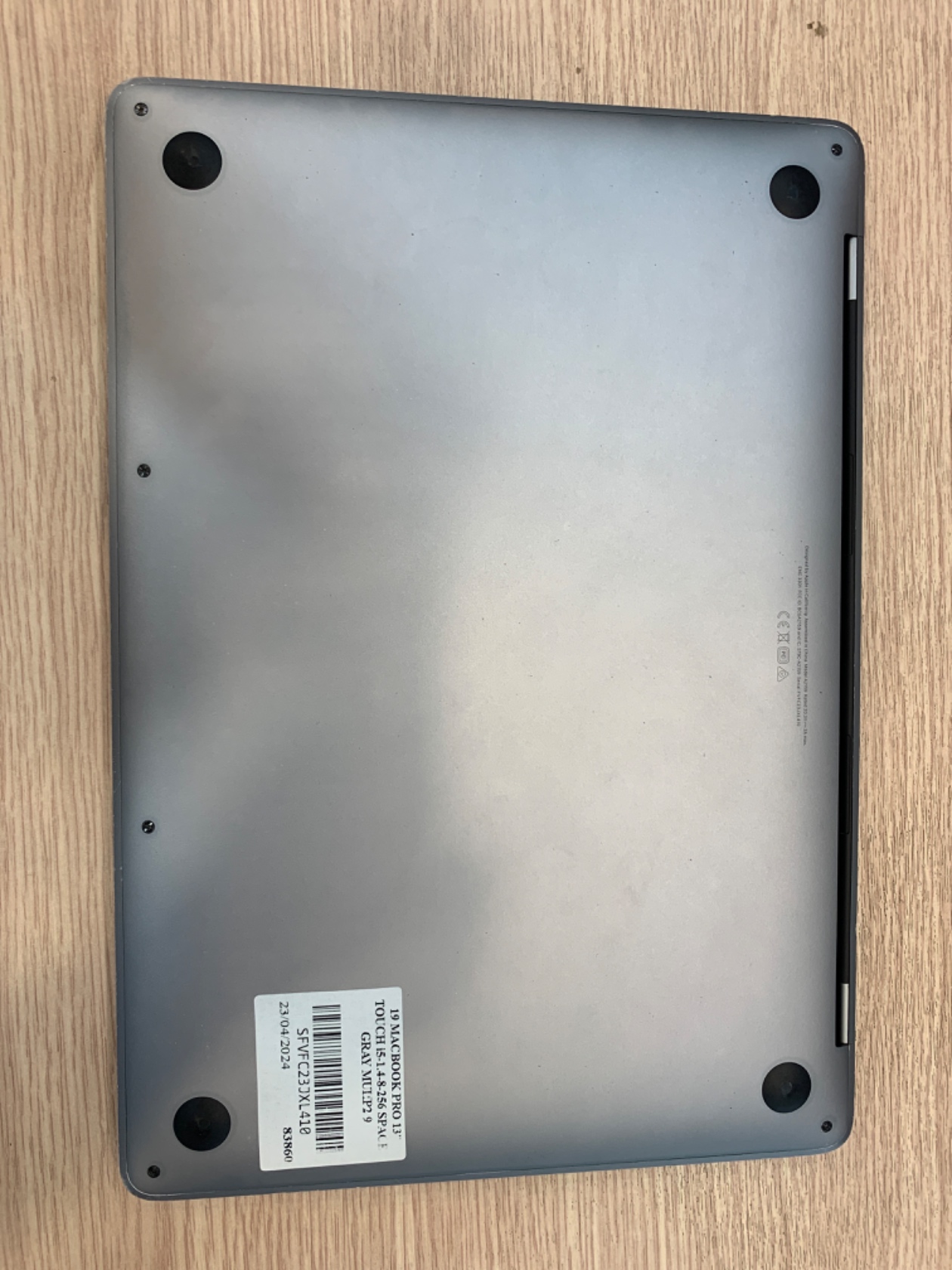 2019 MacBook Pro 13" MUHP2 Gray Core i5 1.4/8GB/256GB Cũ USED 11 macbook cu sieu re 35