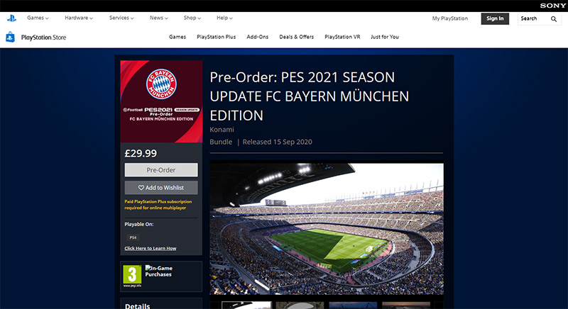 eFootball PES 2021 - Secondhand 2 PES 2021 chính thức Chỉ là bản Update Season của PES 20