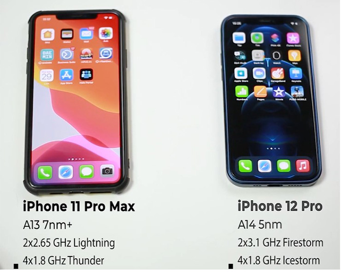 So sánh iPhone 12 Pro và iPhone 11 Pro Max: Đâu là chiếc máy đáng mua trong năm nay? 7 So sánh hiệu năng giữa iPhone 11 Pro Max và iPhone 12 Pro