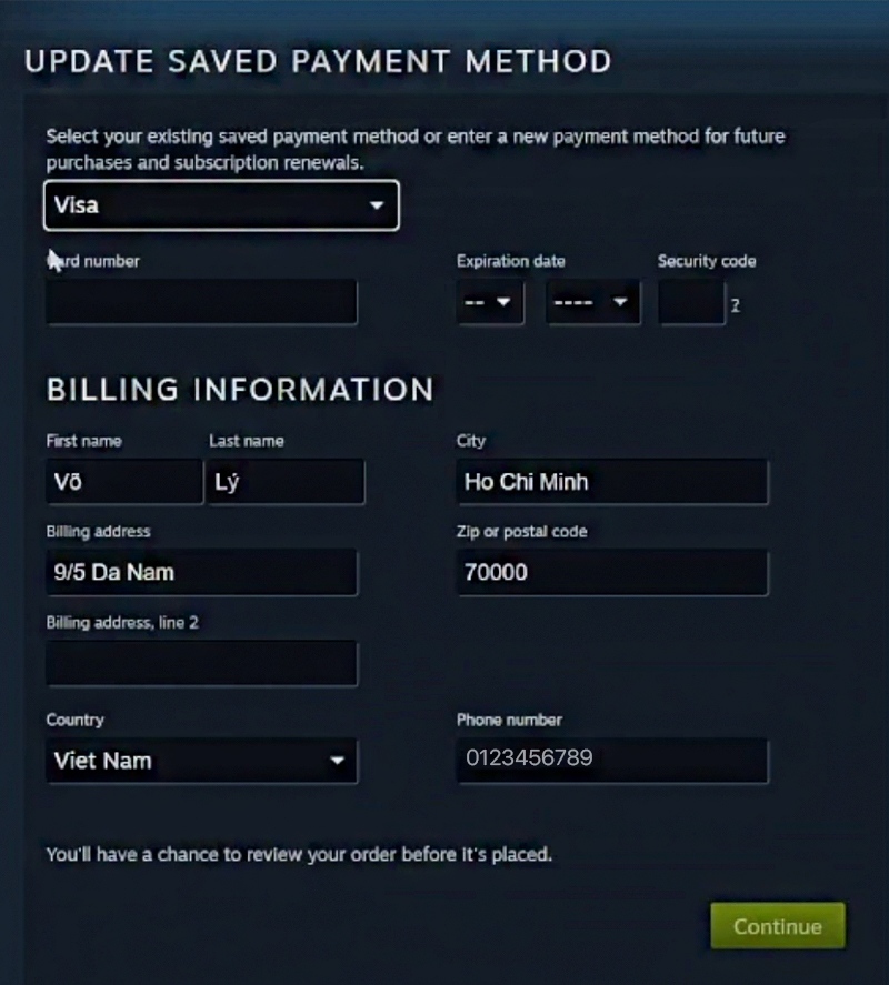Tạo Tài Khoản Steam & Thêm Thẻ Thanh Toán 35 Tạo Tài Khoản Steam & Thêm Thẻ Thanh Toán