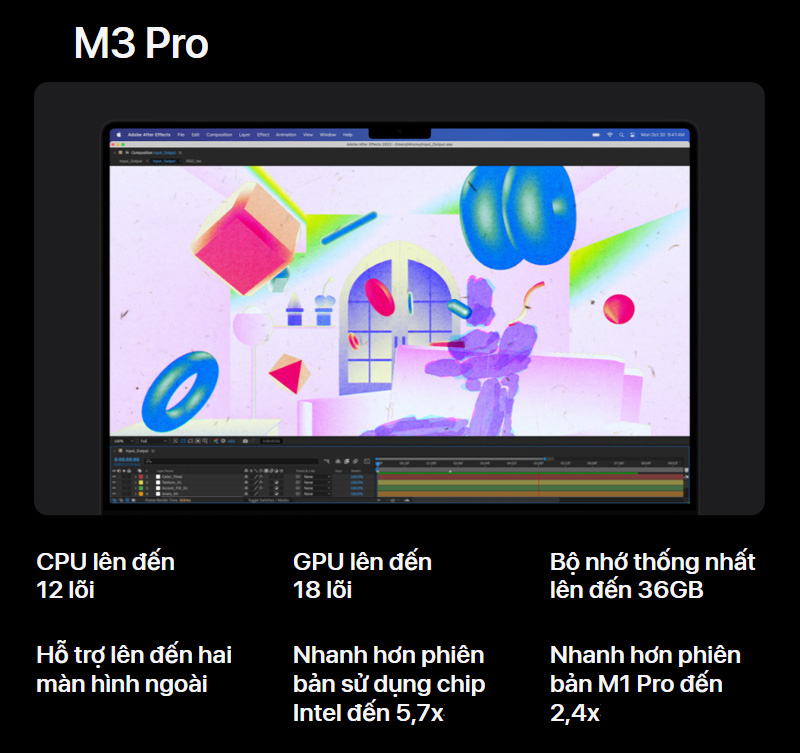 MacBook Pro M3 Max 2023 16" Space Black 14CPU/30GPU/48GB/1TB 4 MacBook Pro M3